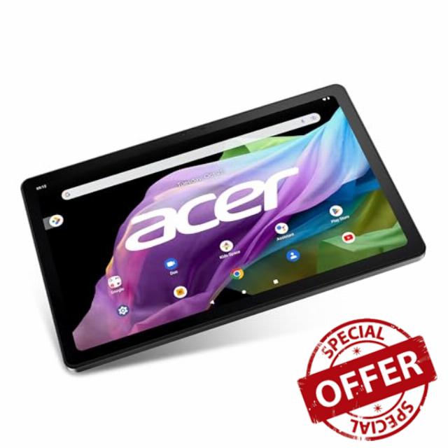 acer Iconia Tab P10 P10-11-K5P5 Tablet | 10.4" 2K 2000 x 1200 IPS Touch | MediaTek MT8183C Octa-Core CPU | 4GB LPDDR4 | 64GB eMMC | WiFi-5 | Front 5MP & Rear 8MP Webcam | Portfolio Case | Android 12