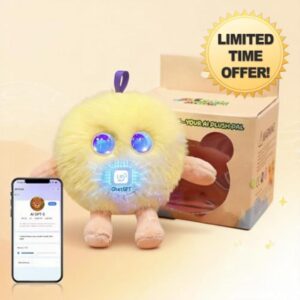 Emotional Support AI Robot Toy Companion Pet – Smart Interactive Plush Toys for Kids