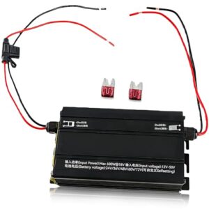 600W 12‑50V Input LCD Display Step Up Solar Charging Controller for 24V 36V 48V 60V 72V Batteries