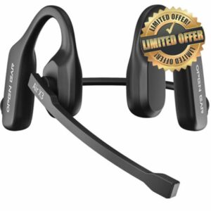 Air Conduction Open Ear Headphones with Mic