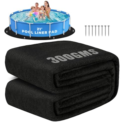 300GSM Heavy Duty Thickened Pool Pad with Grommets & Stakes