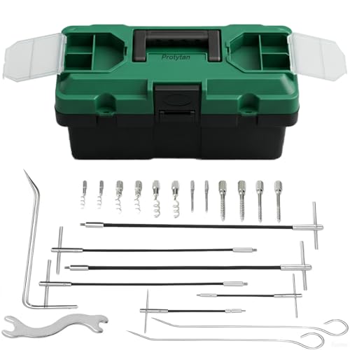 Pump & Valve Packing Removal Tool Set with Flexible Shaft Handles