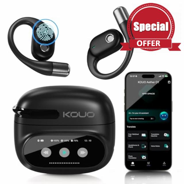 AI Translation Earbuds Real Time with 164 Languages
