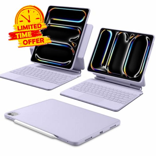 [Upgraded] ESR iPad Pro 13 Inch Case with Keyboard (M5/M4