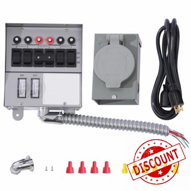 30 Amp Generator Transfer Switch Kit