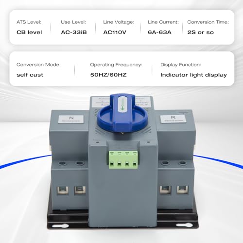 Dual Power Automatic Transfer Switch 50HZ/60HZ