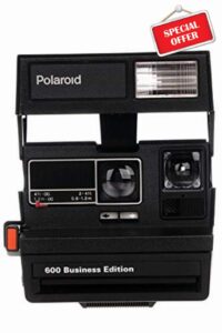 Polaroid 600 Business Edition Instant Film Camera — Vintage Retro Point & Shoot with Auto Flash