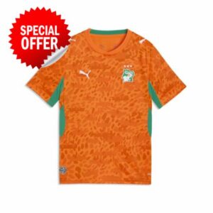 Puma Kids' Kenya Ivory Coast Home Jersey Replica