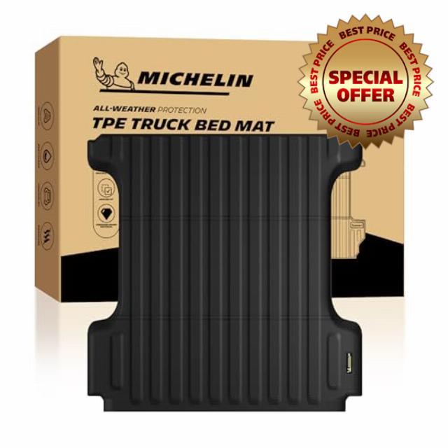 Michelin Truck Bed Mat for 2009-2026 Ram 1500/2019-2024 RAM 1500 Classic Short Bed 5.7 FT / 67.4" Only (Not Fit RamBox)