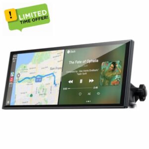 LAMTTO 9.26" Wireless CarPlay Screen for Car - Apple CarPlay & Android Auto Touchscreen