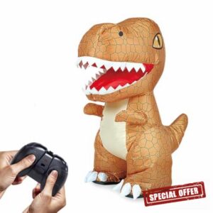 BRRRRT Electric Toy Dinosaur with Sound & Rotation for Kids 3+ Brow