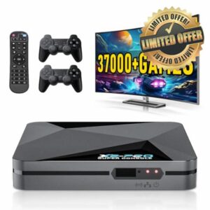 Kinhank 2026 Upgrade Super Console X2 pro with 37000+classic Games Retro Game Console