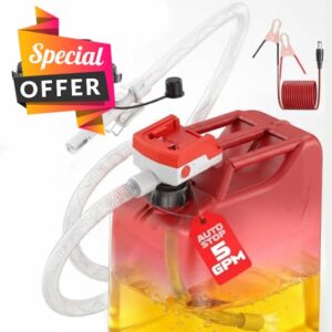 5 GPM Cordless Fuel Transfer Pump with Auto Shut-Off & Beep Alert