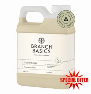Branch Basics Gel Hand Soap Refill – 32oz | Plant & Mineral-Based Formula with Aloe