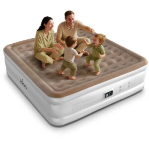 20” Raised Inflatable Mattress for Home Camping and Guest