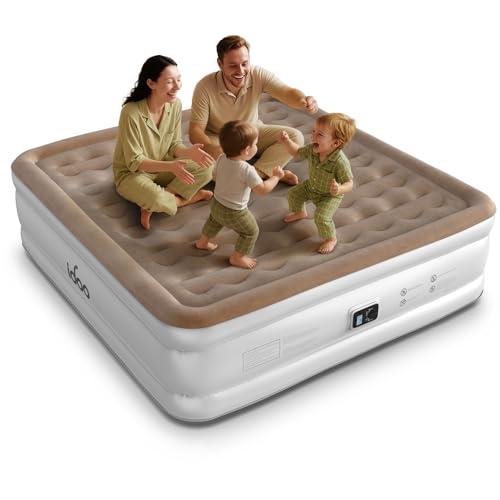 20” Raised Inflatable Mattress for Home Camping and Guest