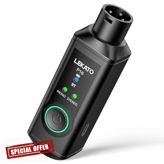 LEKATO XLR Bluetooth Receiver