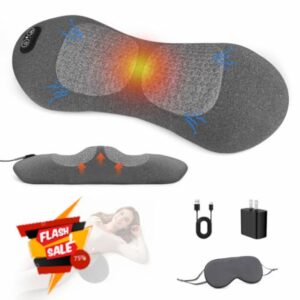 3 in 1 Lumbar Massager Support Pillow - Triple Fusion Back Massager with Stretching