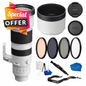 Sony FE 400-800mm f/6.3-8 G OSS Super Telephoto Lens (Black) Bundle – ND Filter
