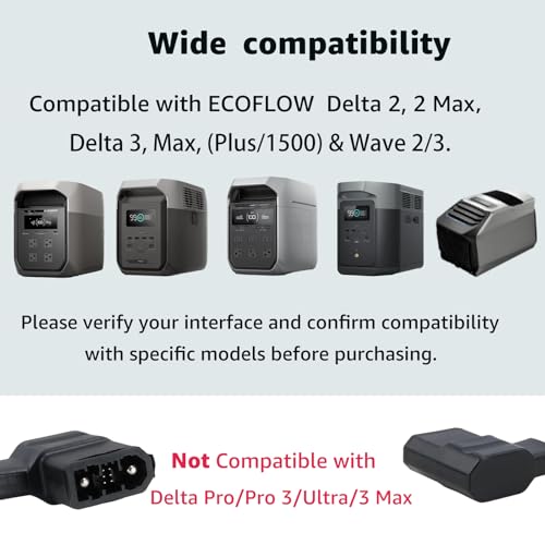 Delta 3 (Plus/1500) & Wave 2/3 Braided Generator Power Cord