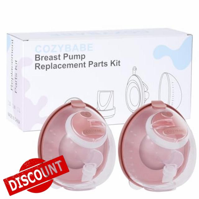 Two Complete Sets Compatible with Medela Symphony Breast Pump Replacement Parts (24mm Two Complete Sets with 17/19/21mm Flanges)