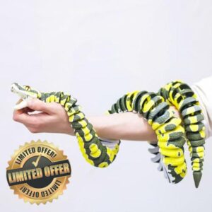 47.3inch Super Large Ball Python 3D Printed Giant Snake Toy
