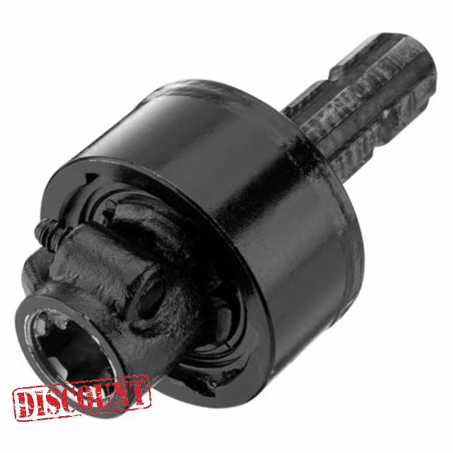 PTO Overrun Clutch 6 Spline 1-3/8" Quick Relese Over Running Coupler Replace 23639 31949 F1949 SP16660 Tractor Shaft Link Quick Connect Slip Coupler Compatible with John Deere Kubota