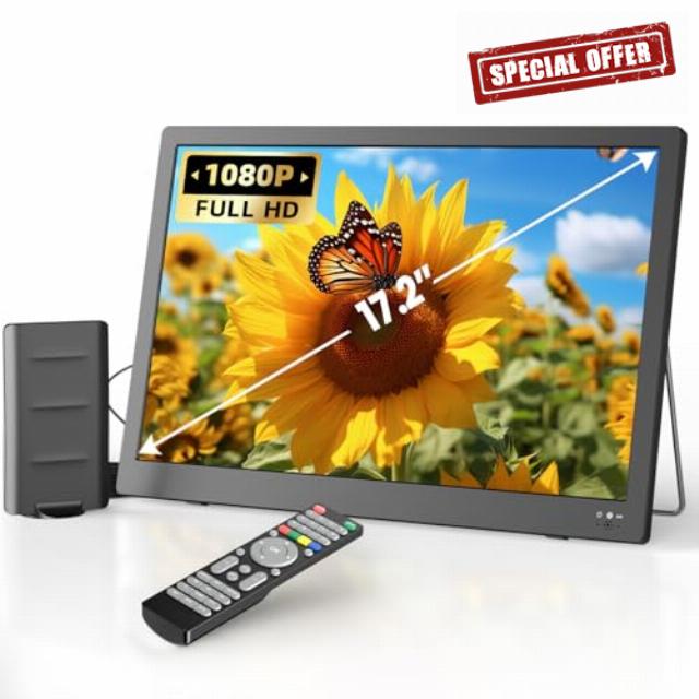 NORTHING 17.2" Portable TV with Antenna