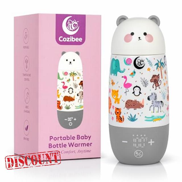 Portable Baby Bottle Warmer – Cordless Travel Warmer