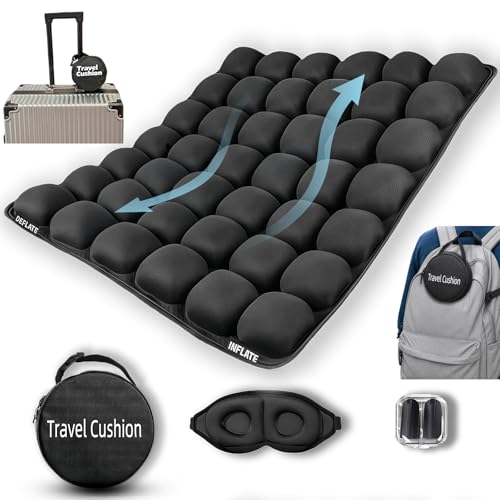Inflatable Air Bubble Design with Storage Bag for Car/Office/Kitchen Chairs.42 Air Cells