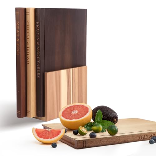 Wooden Kitchen Book Cutting Board with Stand