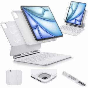 ESR for iPad Air 11 Inch Case with Keyboard M4/M3/M2 (2026/2025/2024) & iPad Pro 11/Air 5th/4th Gen Keyboard