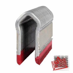 9 Gauge 1-3/4" (45mm) Galvanized Fencing Staples (960 PC) - Zinc-Aluminum Coated