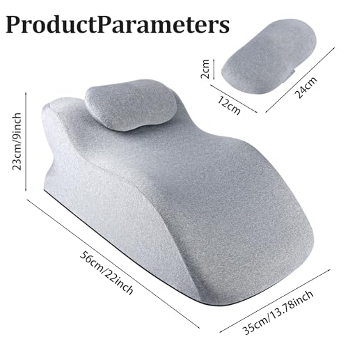 Multi-Functional Neck Back Waist Pillow for Bed Sleeping & Reading