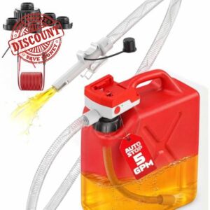 5 GPM Cordless Fuel Transfer Pump with Auto Shut-Off & Beep Alert