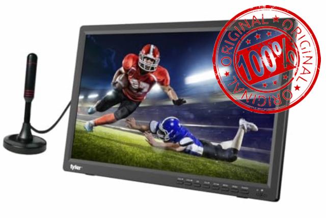 Tyler TM711-15 15.6" Portable LCD HD TV Television and Monitor HDMI USB SD MMC Built in Speakers AC/DC Built in Stand