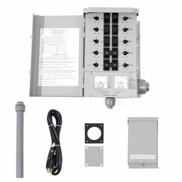 30 Amp Generator Transfer Switch Kit