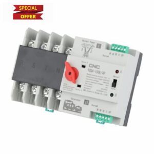 CNC 4P 100A AC110V Automatic/Manual Transfer Switch