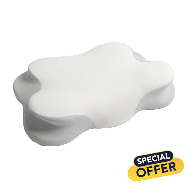 Mellow Cloud Pillow Ergonomic Memory Foam Cervical Support Cloud Alignment Pillow