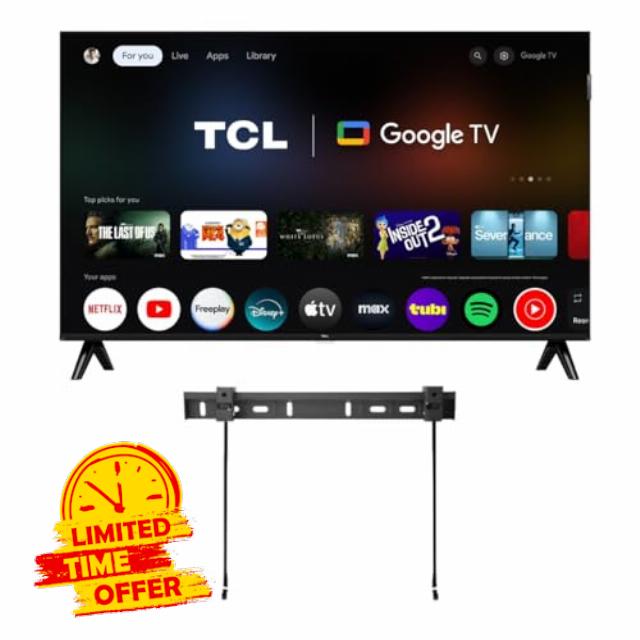 TCL Smart TV 32" Class Q21K Serie 720P HD QLED Quantum Dot with Google TV Bluetooth