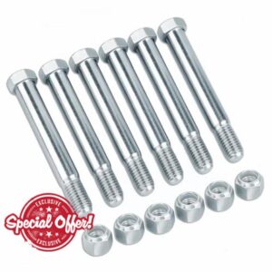 6Pcs 0.98in/25mm Mini Excavator Attachment Pins