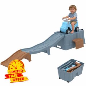 Toddler Up & Down Roller Coaster with Storage Box