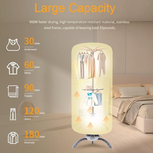 110V Compact Travel Clothes Dryer