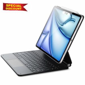 ESR for iPad Air 13 Inch Case Keyboard M4/M3/M2 (2026/2025/2024) & iPad Pro 12.9 inch (6th/5th/5th/3rd) Magic Keyboard