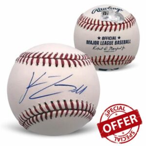 Konnor Griffin Autographed Pittsburgh Pirates Signed Baseball MLB Authentication Witness Hologram With UV Display Case