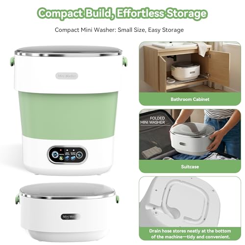 Folding 20L Mini Washer and Spin-Dryer