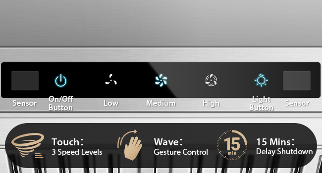 Two Control Ways, Keep Your Kitchen Fresh and Cooking Hassle-free
