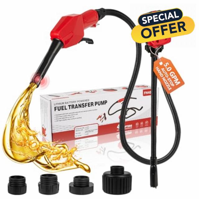 Cordless Fuel Transfer Pump