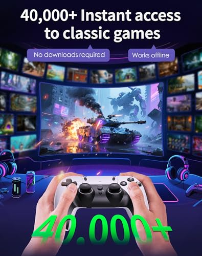 Video Games Stick with 4K HDMI Built-in 23 Emulators Console