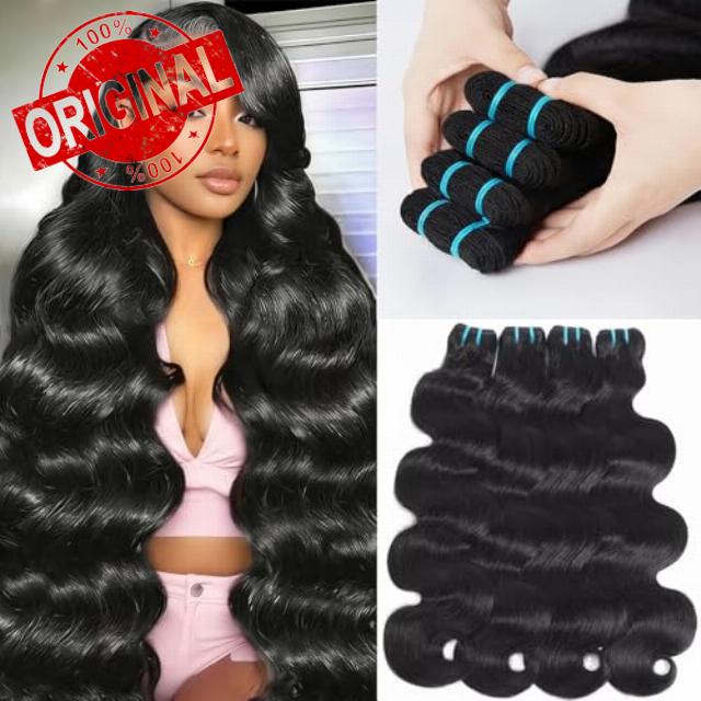 18A Raw Human Hair Bundles 18 18 20 22 Inch